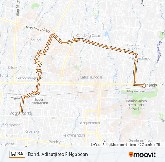 Rute 3a: Jadwal, Pemberhentian & Peta - Vrederburg (Diperbarui)