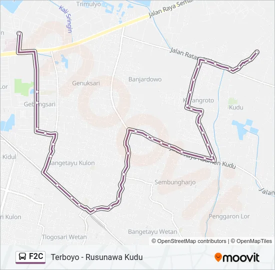 F2C Bus Line Map