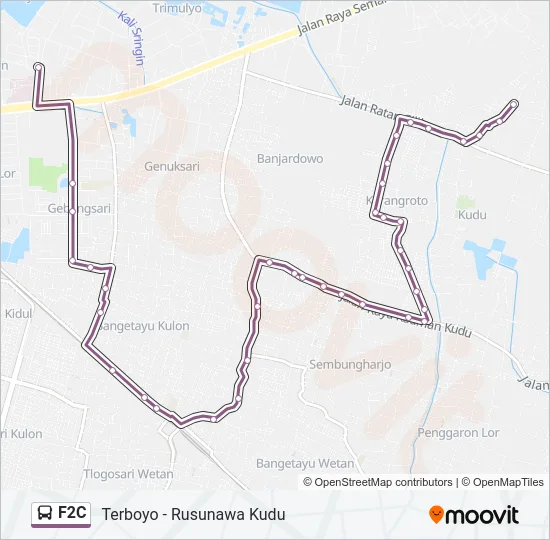 F2C Bus Line Map