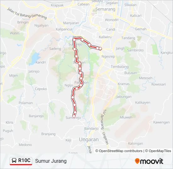 R10C Bus Line Map