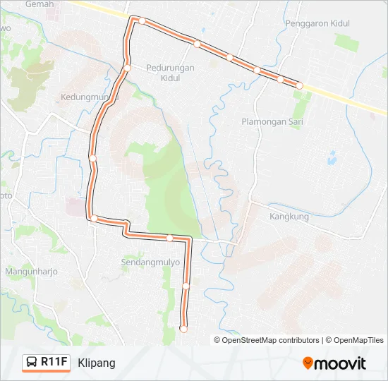 R11F Bus Line Map