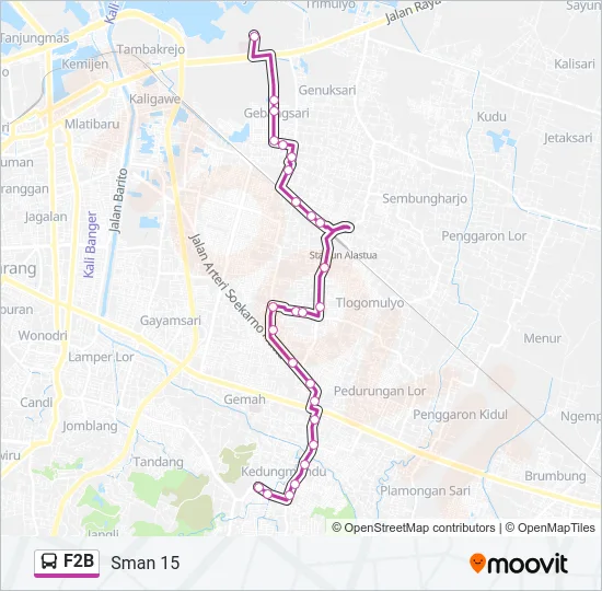 F2B Bus Line Map