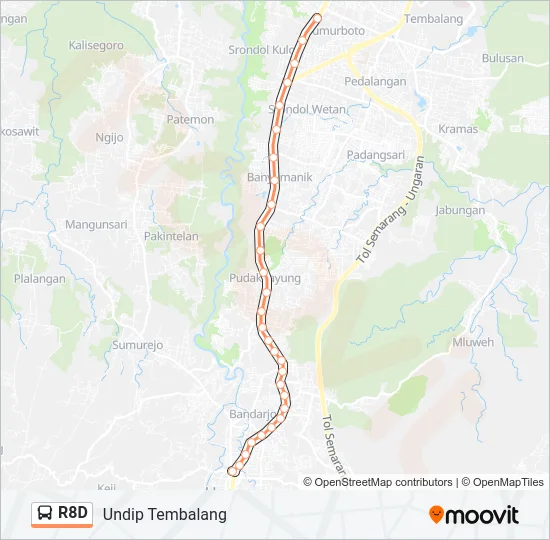R8D Bus Line Map