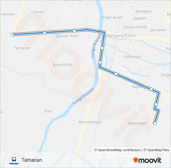 RUTE III Bus Line Map
