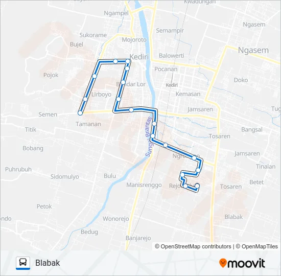 RUTE III Bus Line Map