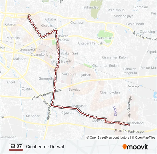 07 Bus Line Map