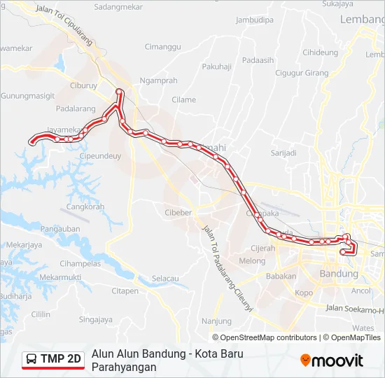 TMP 2D Bus Line Map