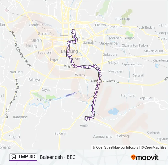 TMP 3D Bus Line Map