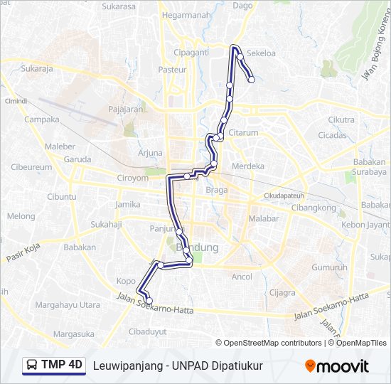 TMP 4D Bus Line Map