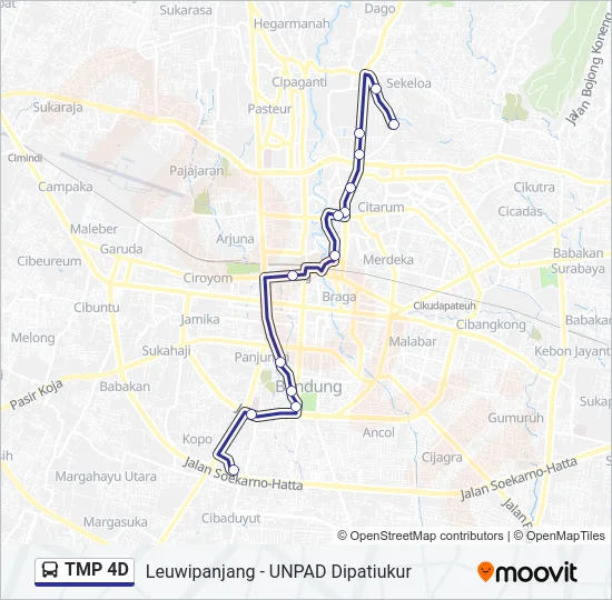 TMP 4D Bus Line Map