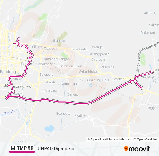 TMP 5D Bus Line Map