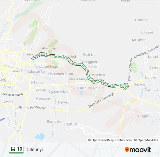10 Bus Line Map