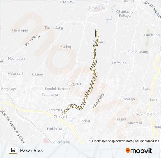 PSR.ATAS-CIPANAS Bus Line Map
