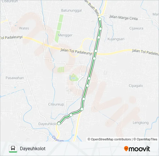 BUAHBATU-DY.KOLOT Bus Line Map