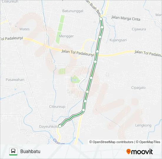 BUAHBATU-DY.KOLOT Bus Line Map