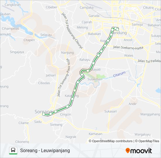 SOREANG-LW.PANJANG bis Peta Jalur