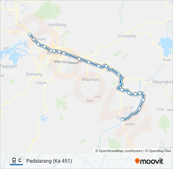C Train Line Map
