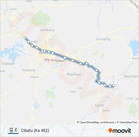 C Train Line Map