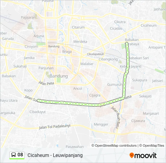 08 Bus Line Map