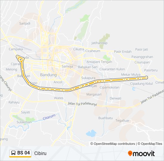 BS 04 bus Line Map