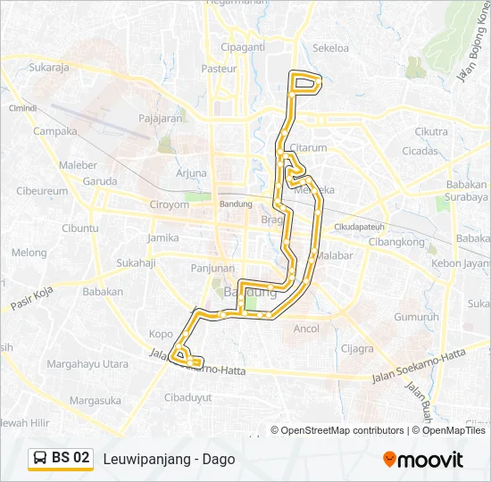 BS 02 Bus Line Map