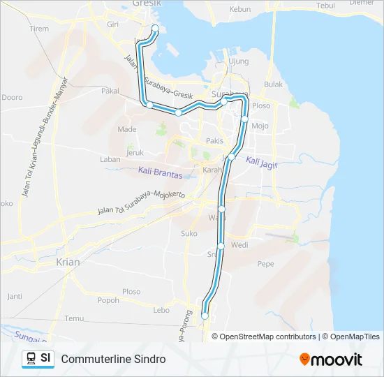 SI Train Line Map
