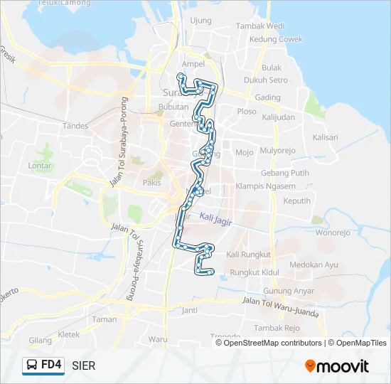 FD4 Bus Line Map