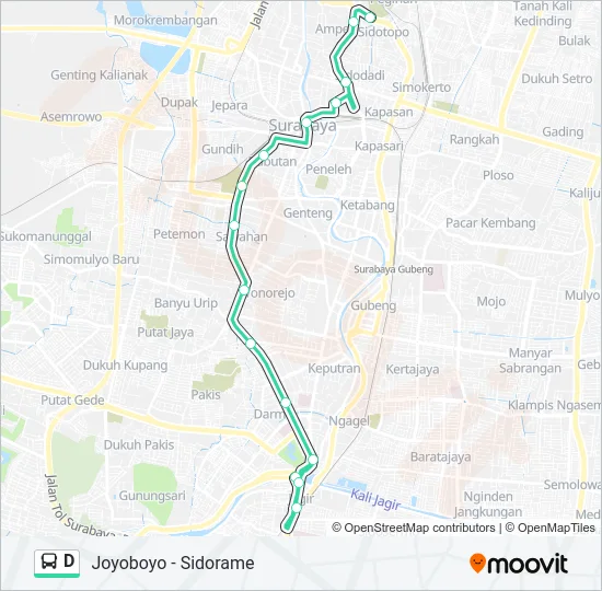 D Bus Line Map