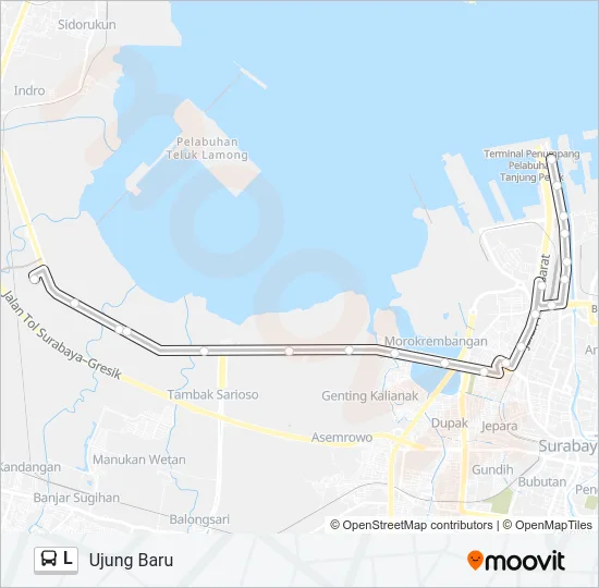 L Bus Line Map