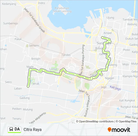 DA Bus Line Map