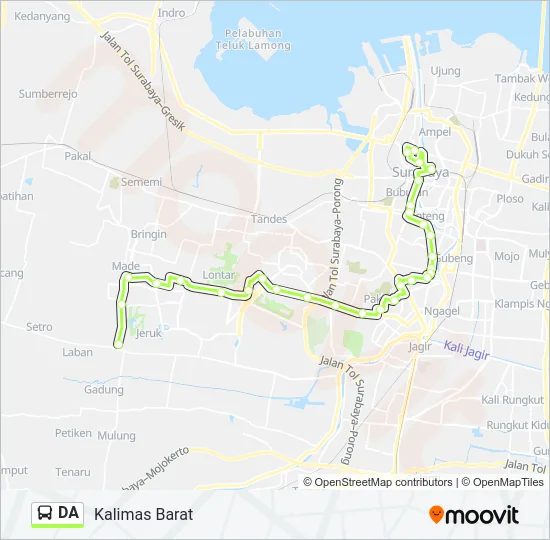DA Bus Line Map