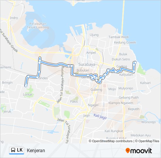 LK bus Line Map