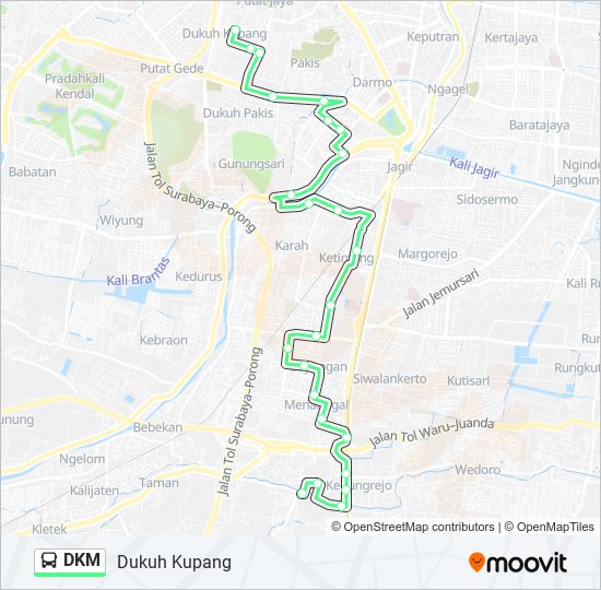 DKM bus Line Map