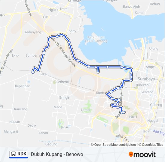 RDK bus Line Map