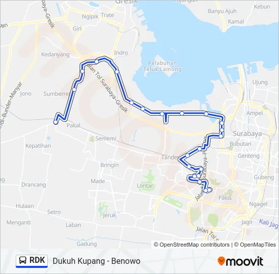 RDK Bus Line Map