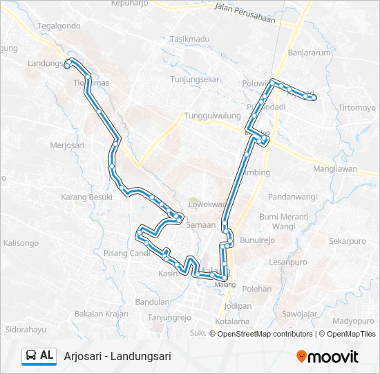 AL Bus Line Map