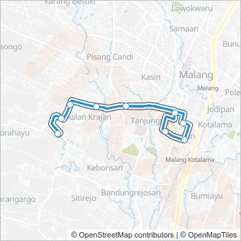 GM Bus Line Map