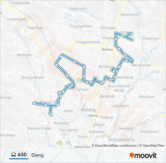 ASD Bus Line Map