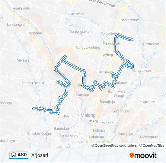 ASD Bus Line Map