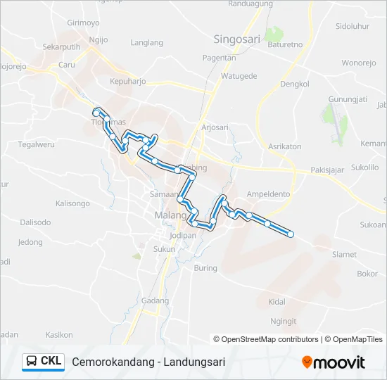 CKL Bus Line Map