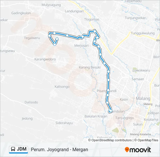 JDM Bus Line Map