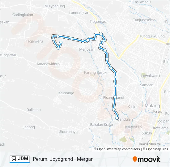 JDM Bus Line Map
