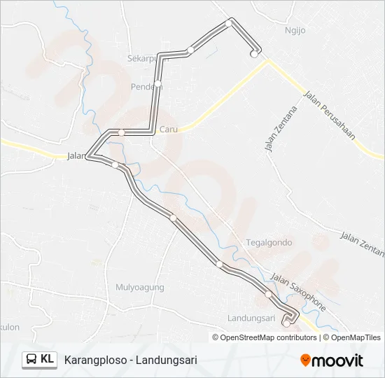 KL Bus Line Map