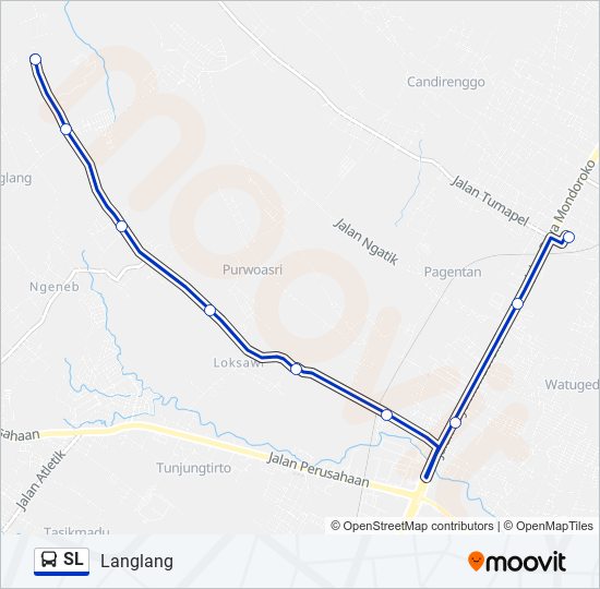 SL bus Line Map