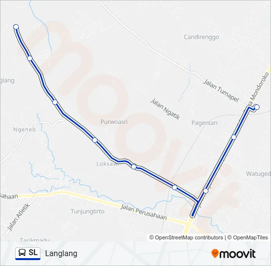 SL Bus Line Map