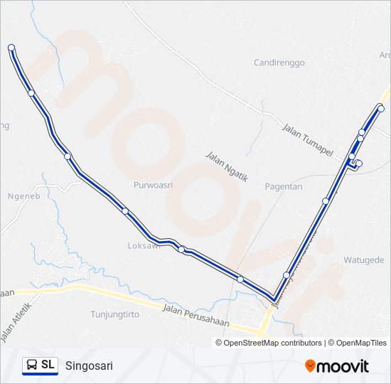 SL bus Line Map