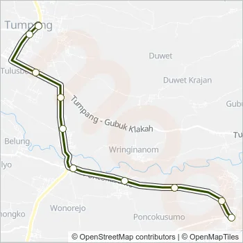 TP Bus Line Map