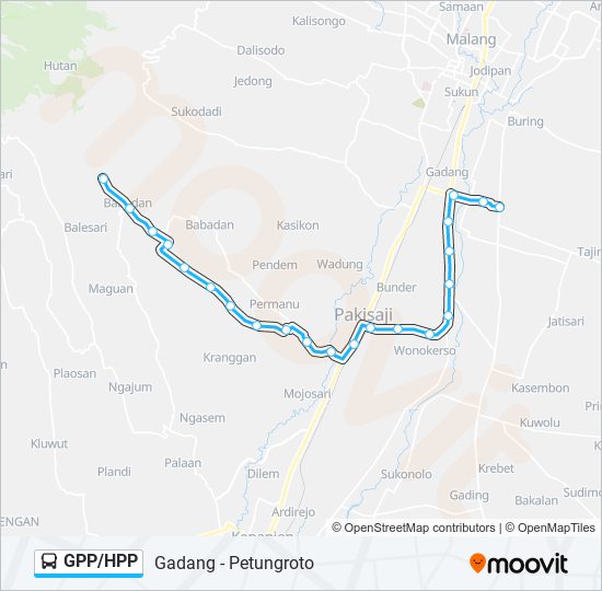 GPP/HPP bus Line Map