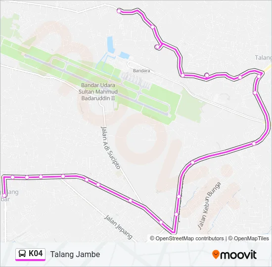 K04 Bus Line Map