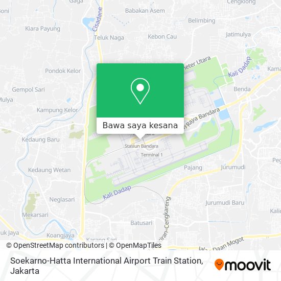 Peta Soekarno-Hatta International Airport Train Station